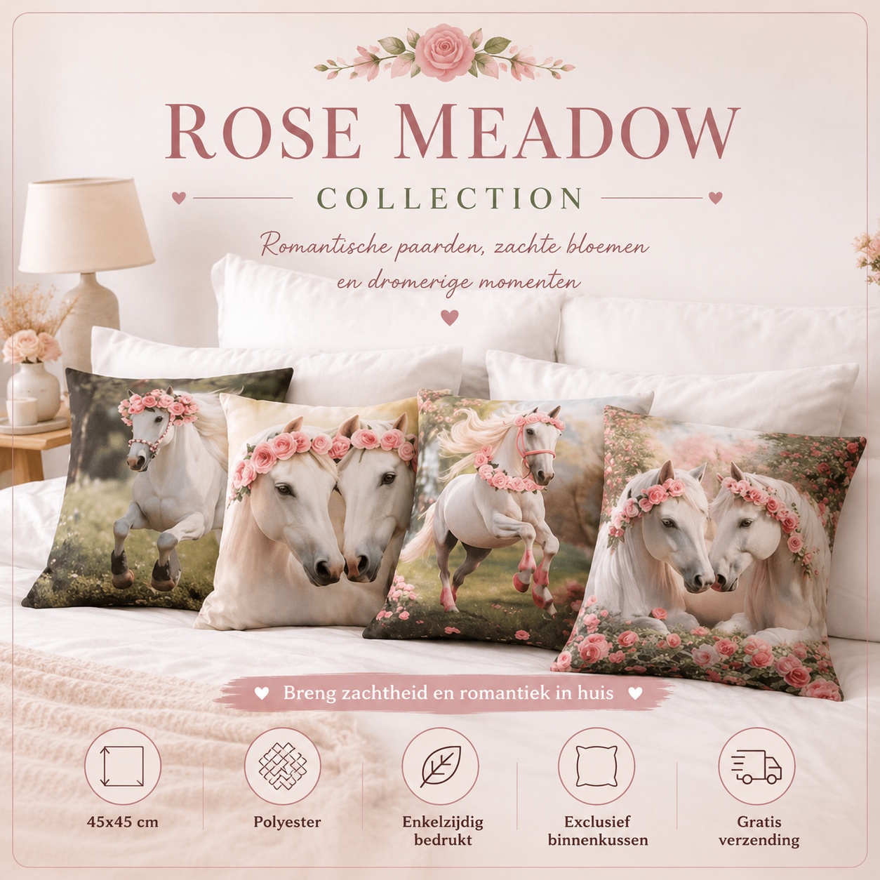 Rose Meadow Collection | Kussenhoezenwinkel