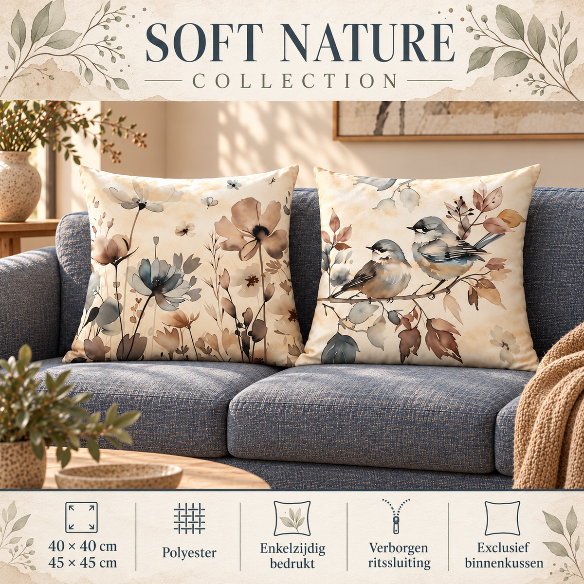 Soft Nature Collection | Kussenhoezenwinkel