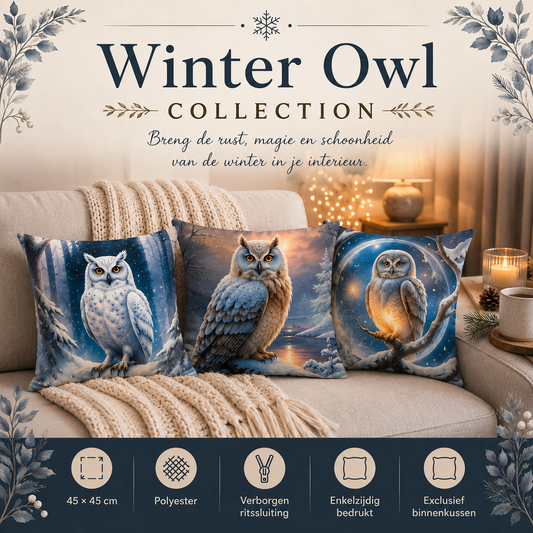 Winter Owl Collection | Kussenhoezenwinkel