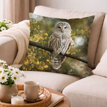 Dieren kussenhoes Uil 45x45 cm | Kussenhoezenwinkel