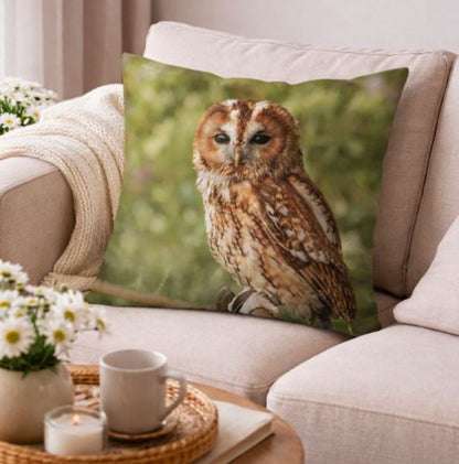 Dieren kussenhoes Uil 45x45 cm | Kussenhoezenwinkel