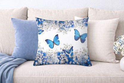 Kussenhoes Vlinders & Bloemen - 45x45 cm