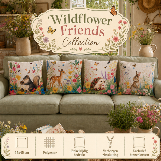 Wildflower Friends Collection | Kussenhoezenwinkel