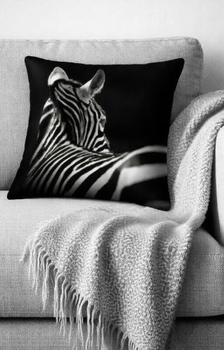 Dieren kussenhoes zebra 45x45 cm | Kussenhoezenwinkel
