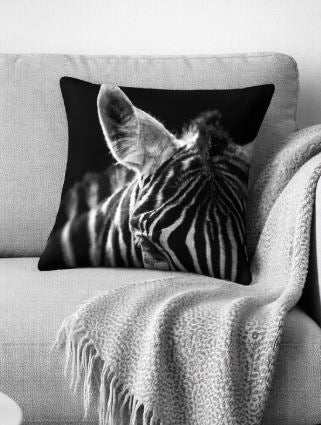 Dieren kussenhoes zebra 45x45 cm | Kussenhoezenwinkel