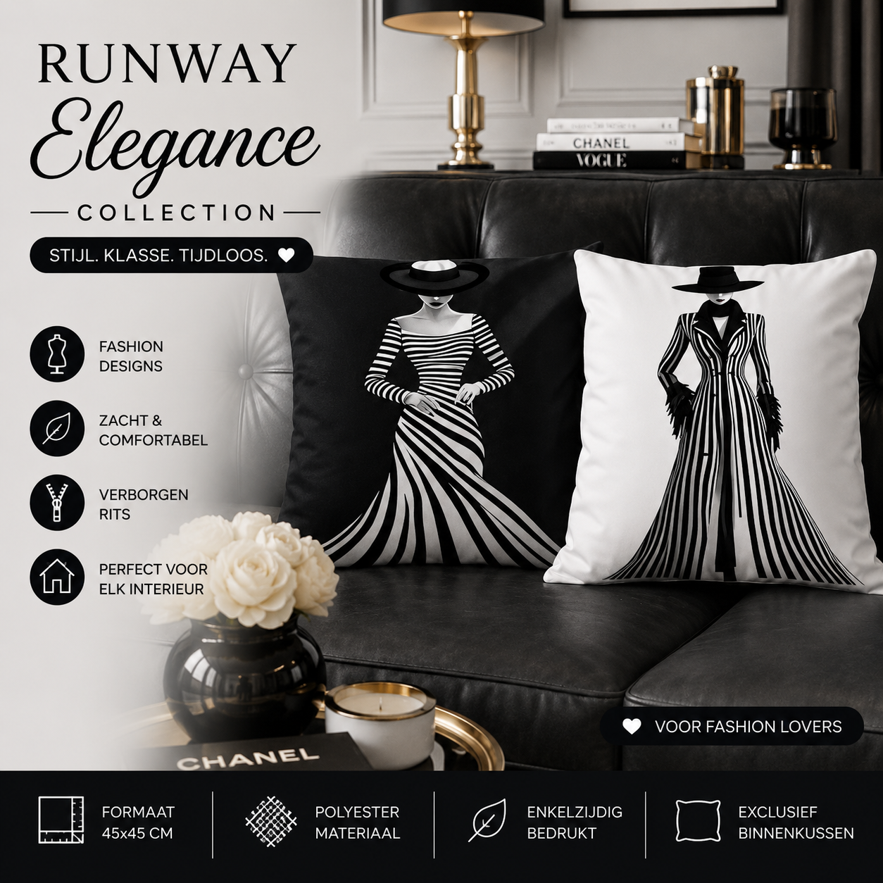 Runway Elegance Collection | Kussenhoezenwinkel
