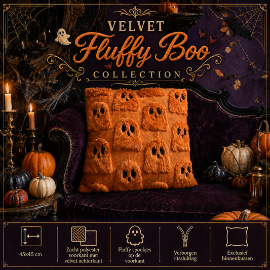 Velvet Fluffy Boo Collection | Kussenhoezenwinkel