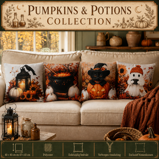 Pumpkins & Potions Collection | Kussenhoezenwinkel