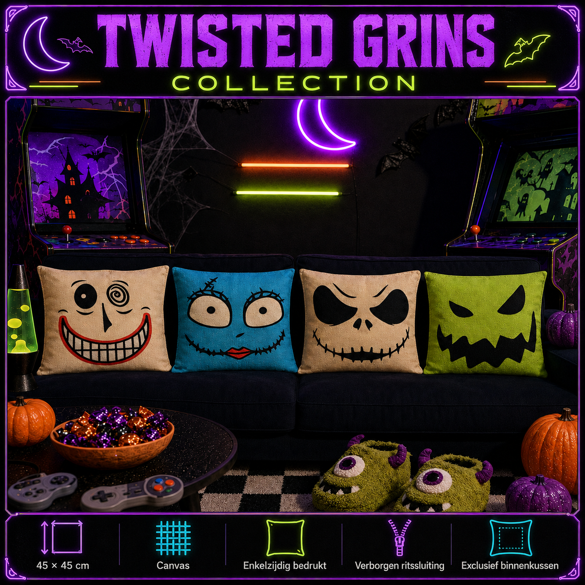 Twisted Grins Collection | Kussenhoezenwinkel