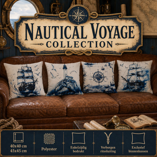 Nautical Voyage Collection | Kussenhoezenwinkel