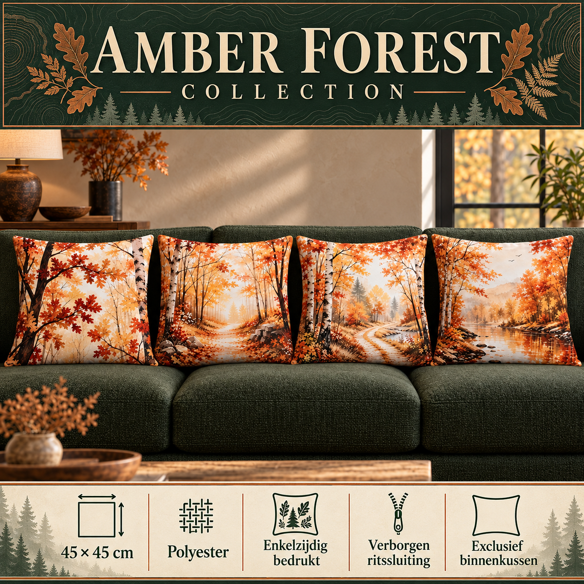 Amber Forest Collection | Kussenhoezenwinkel
