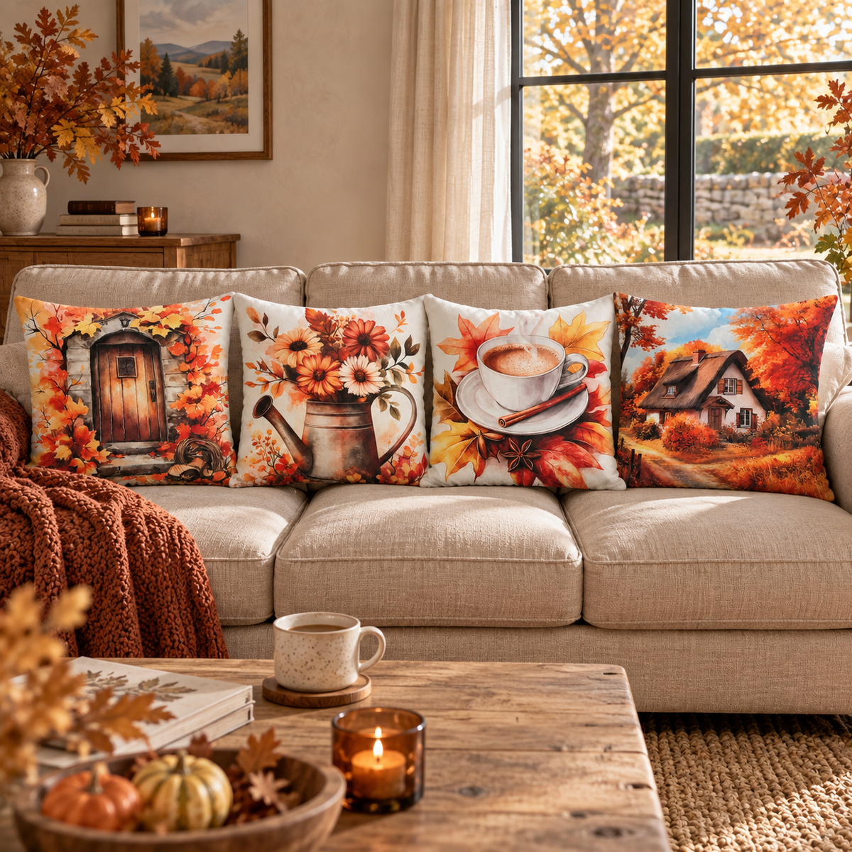 Cinnamon Leaves Collection | Kussenhoezenwinkel