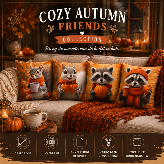 Cozy Autumn Friends Collection | Kussenhoezenwinkel