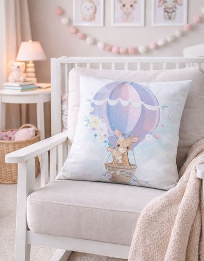 Dieren kussenhoes babykamer 45x45 cm | Kussenhoezenwinkel