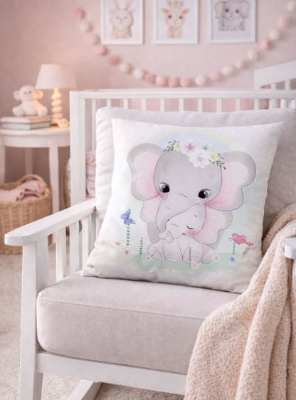  Dieren kussenhoes babykamer 45x45 cm | Kussenhoezenwinkel