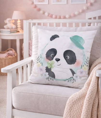  Dieren kussenhoes babykamer 45x45 cm | Kussenhoezenwinkel