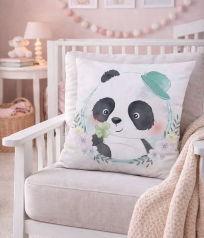  Dieren kussenhoes babykamer 45x45 cm | Kussenhoezenwinkel