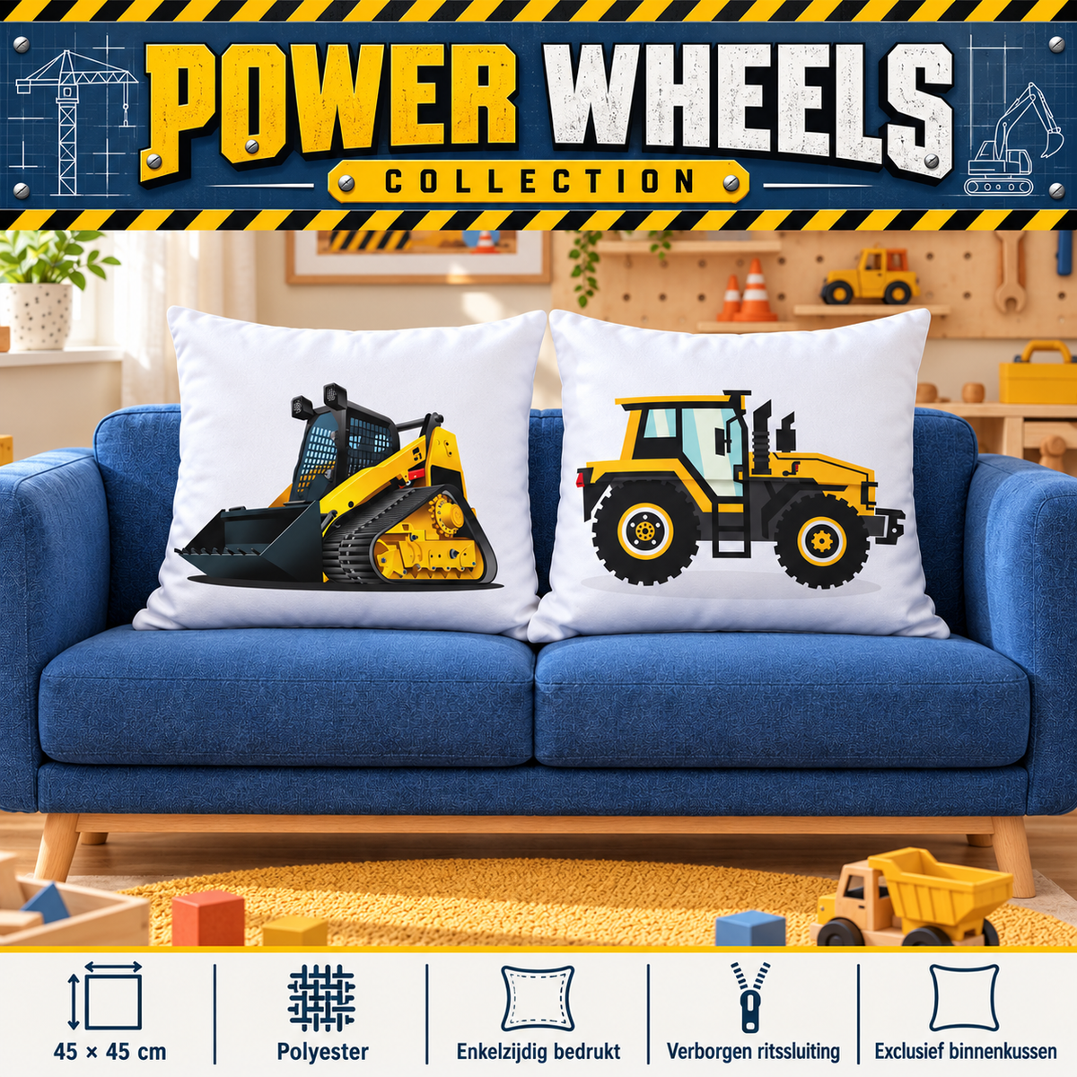 Power Wheels Collection | Kussenhoezenwinkel