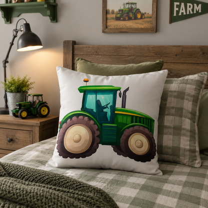 Kussenhoes Tractor 45x45 cm | Kussenhoezenwinkel