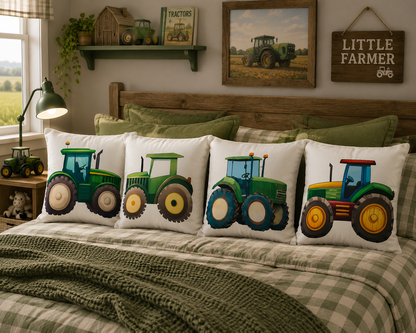 Kussenhoes Tractor 45x45 cm | Kussenhoezenwinkel