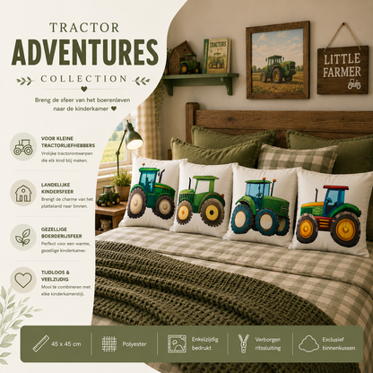 Tractor Adventures Collection | Kussenhoezenwinkel