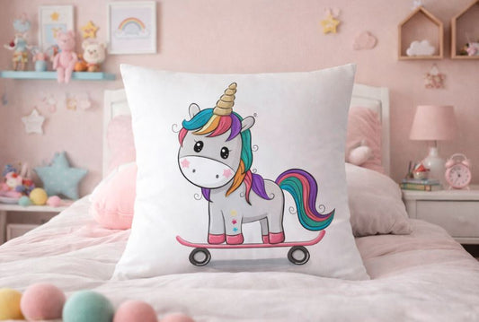 Eenhoorn kussenhoes 45x45 cm | Kussenhoezenwinkel