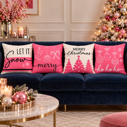 Candy Pink Christmas Collection | Kussenhoezenwinkel