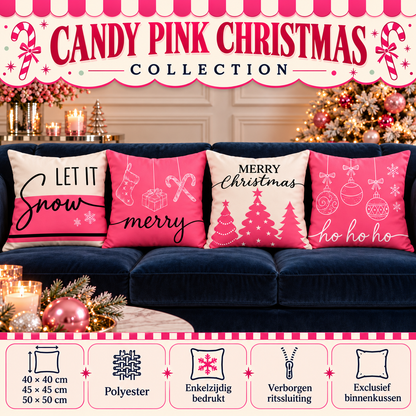 Candy Pink Christmas Collection | Kussenhoezenwinkel
