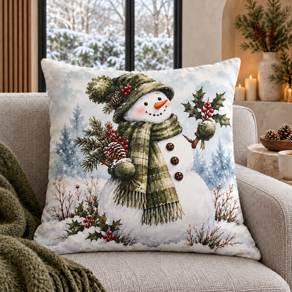 Evergreen Snowman Collection | Kussenhoezenwinkel