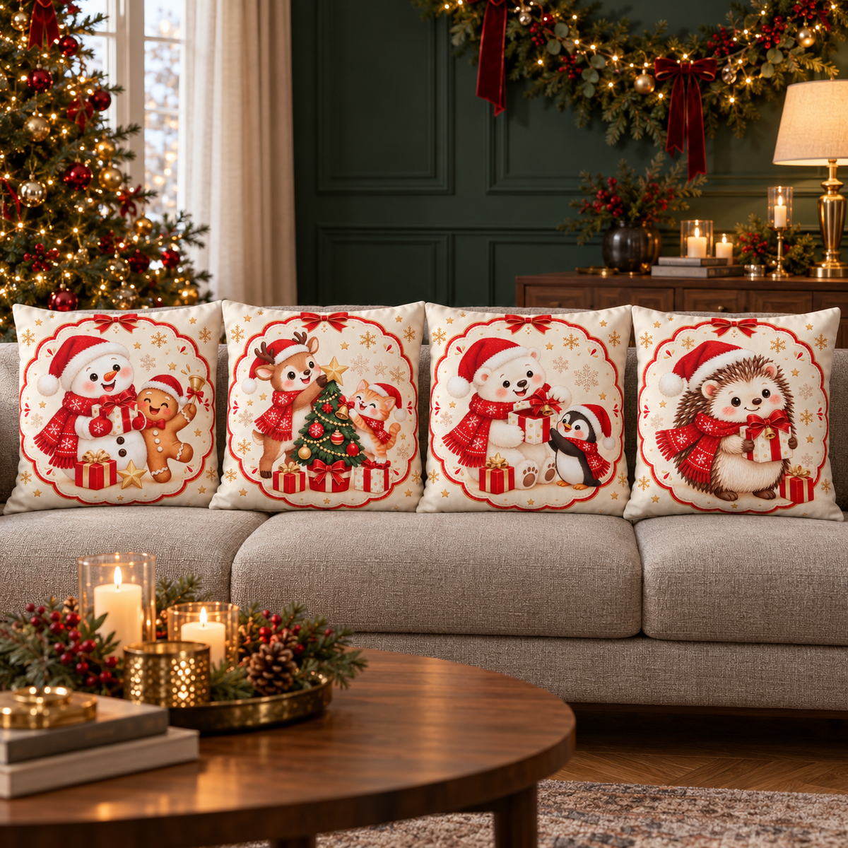 Merry Little Friends Collection | Kussenhoezenwinkel