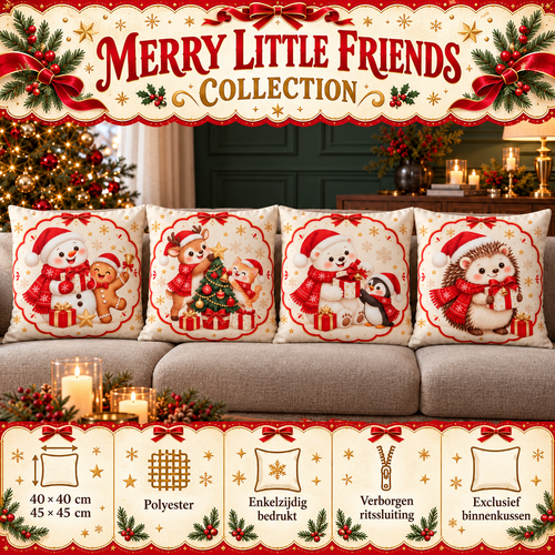 Merry Little Friends Collection | Kussenhoezenwinkel