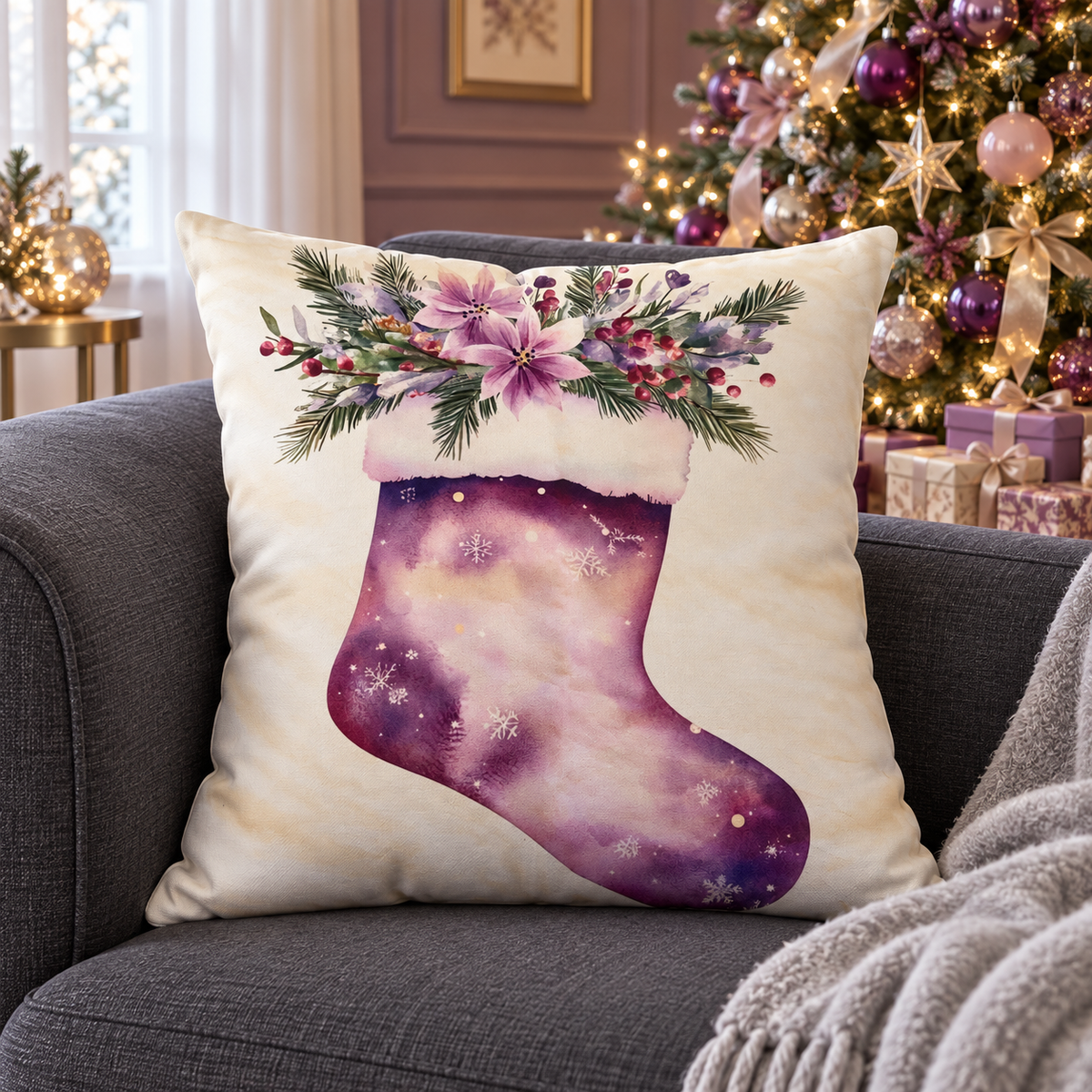 Purple Christmas Collection | Kussenhoezenwinkel