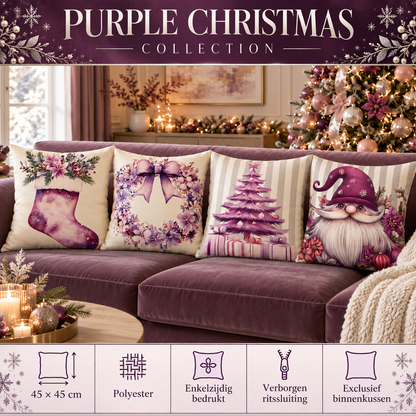 Purple Christmas Collection | Kussenhoezenwinkel