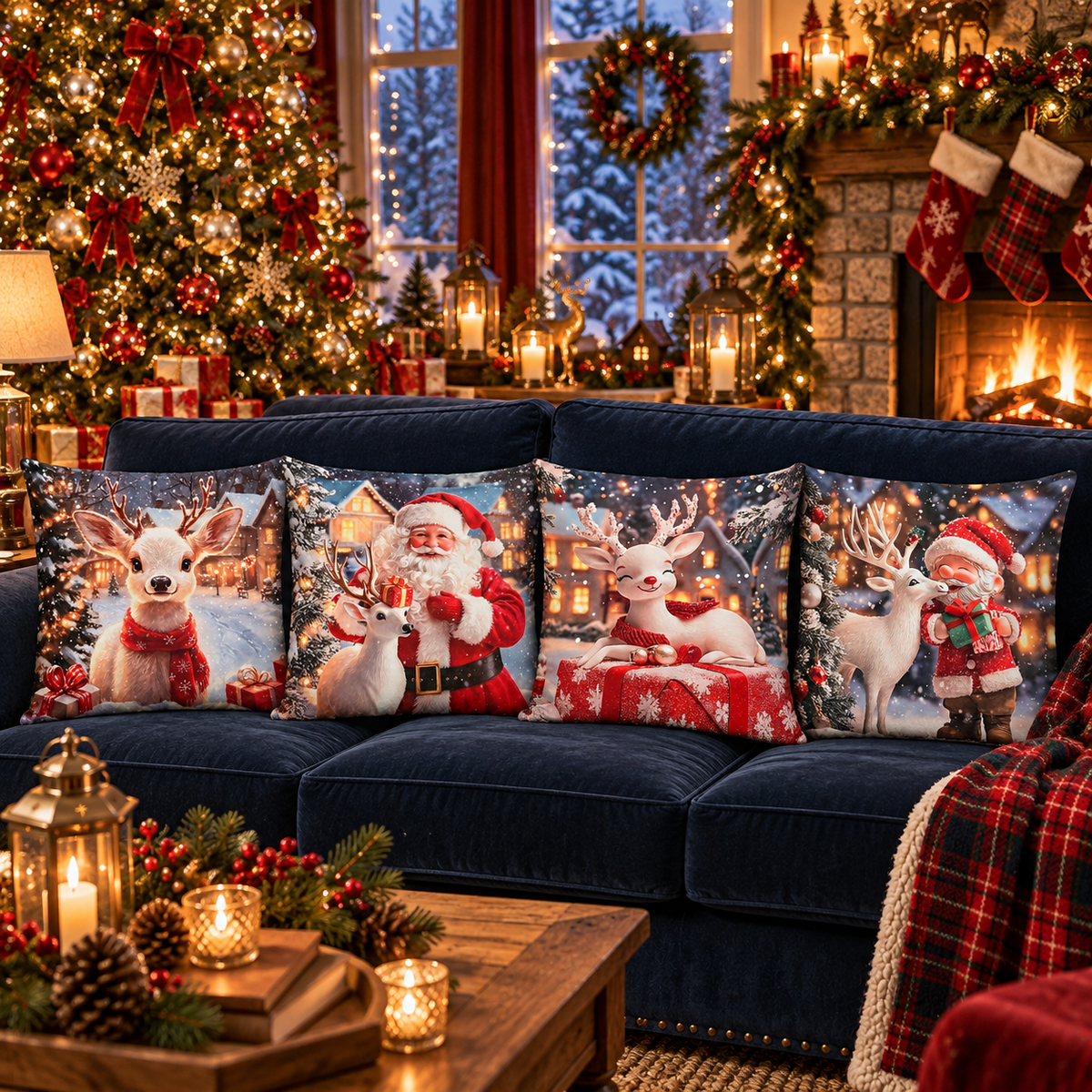 Santa's Reindeer Collection | Kussenhoezenwinkel