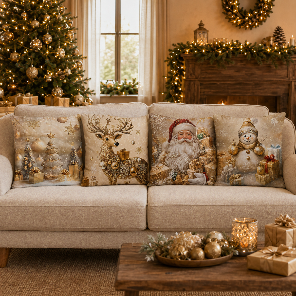 Champagne Christmas Collection | Kussenhoezenwinkel