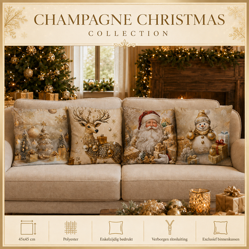 Champagne Christmas Collection | Kussenhoezenwinkel