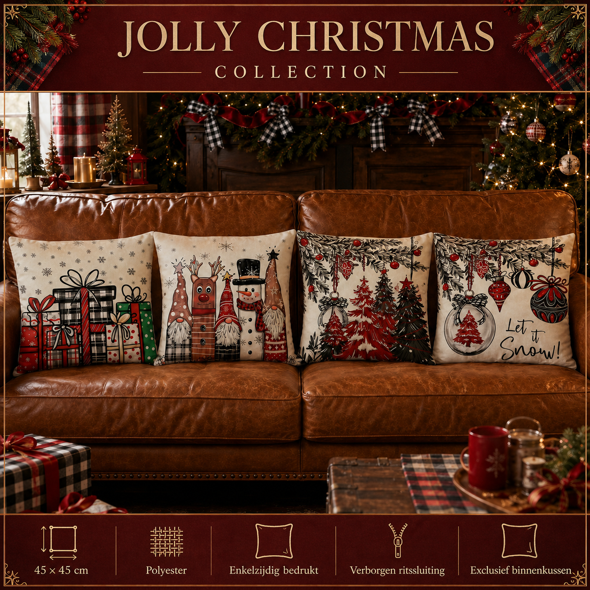 Jolly Christmas Collection | Kussenhoezenwinkel