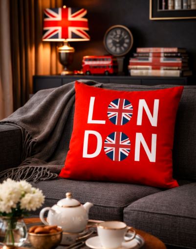 Kussenhoes London 45x45 cm | Kussenhoezenwinkel
