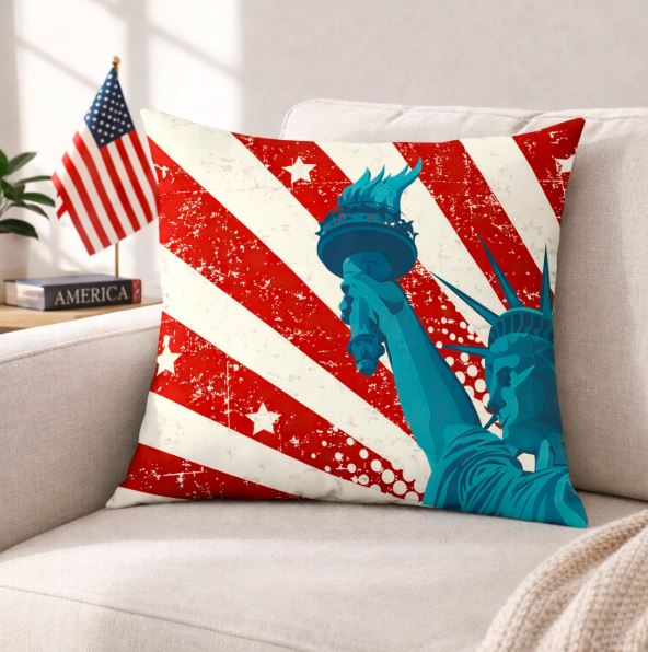 Kussenhoes Amerika 45x45 cm | Kussenhoezenwinkel