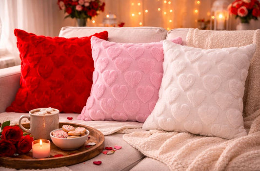 Kussenhoes met Hartjes 45x45 cm | Kussenhoezenwinkel