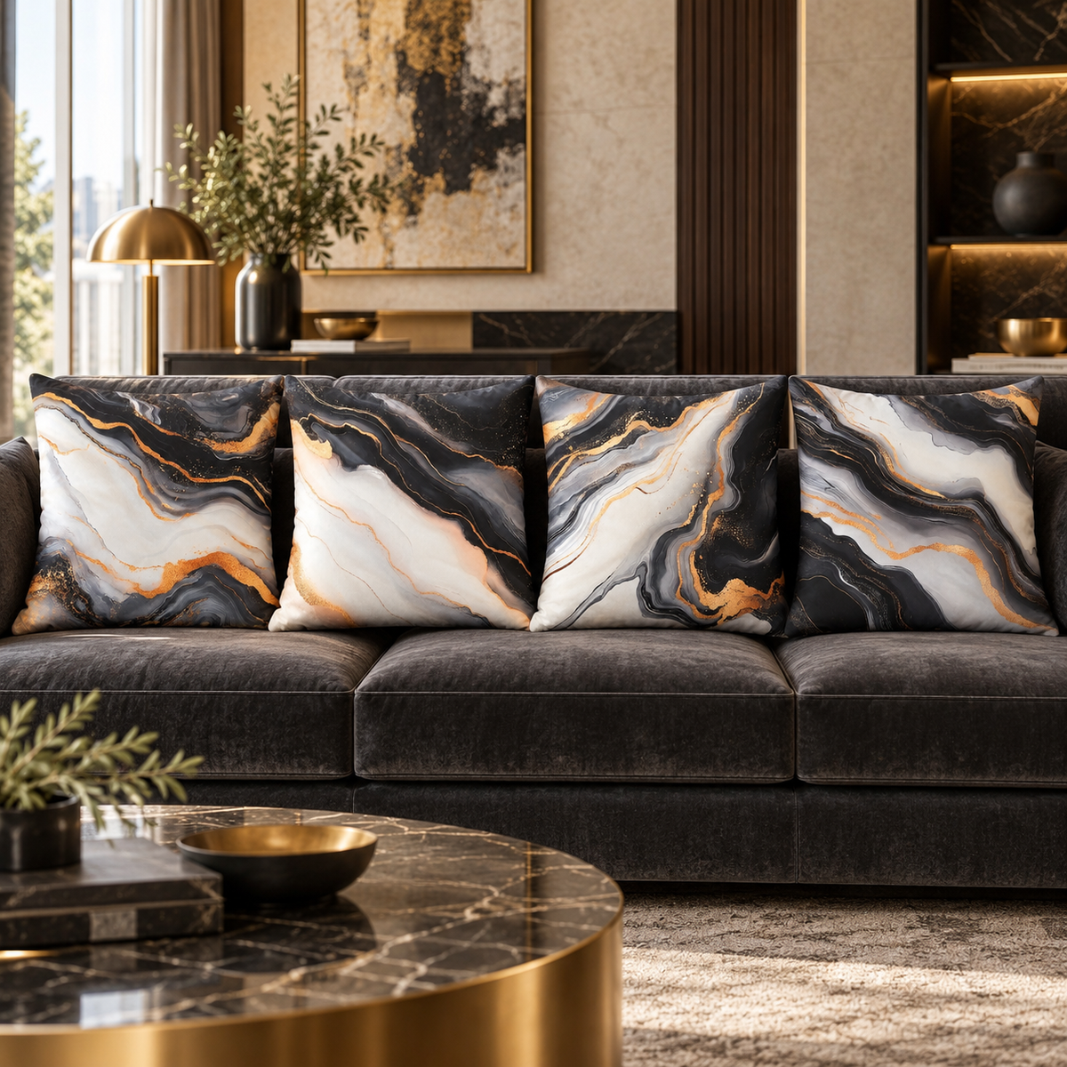 Black Marble Collection | Kussenhoezenwinkel