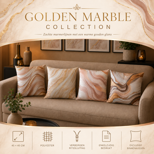 Golden Marble Collection | Kussenhoezenwinkel