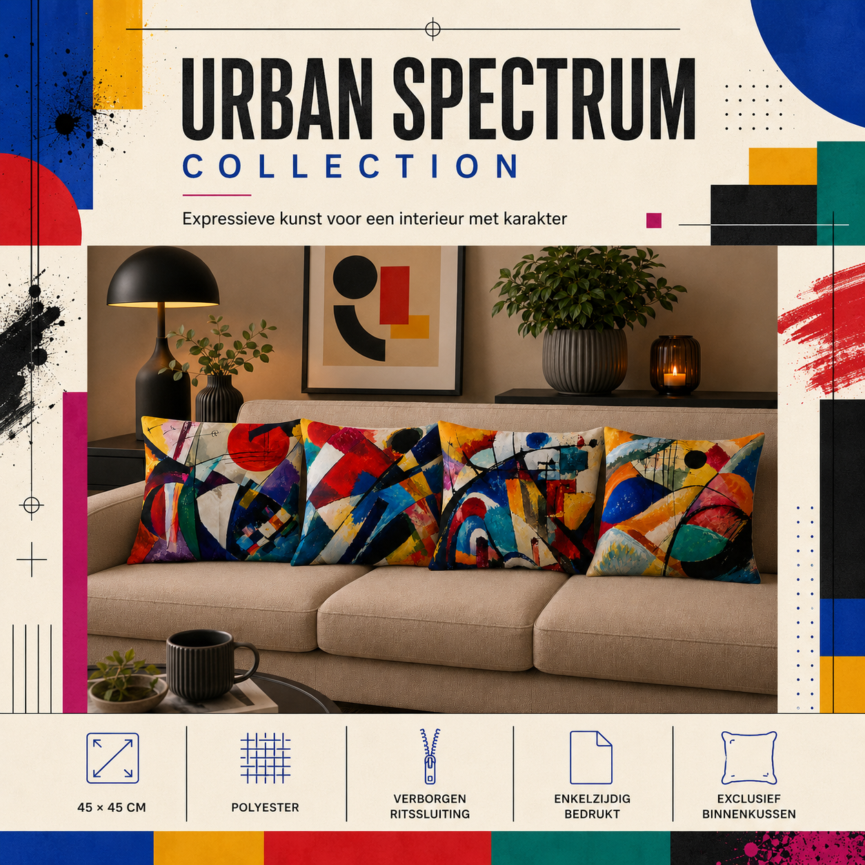 Urban Spectrum Collection | Kussenhoezenwinkel