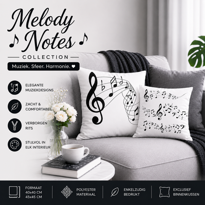 Melody Notes Collection | Kussenhoezenwinkel