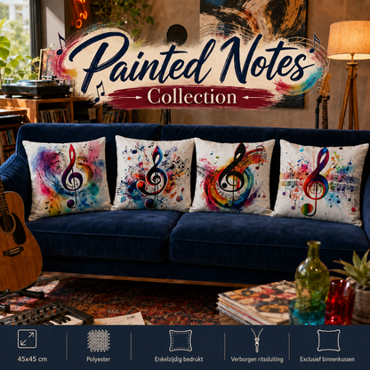 Painted Notes Collection | Kussenhoezenwinkel