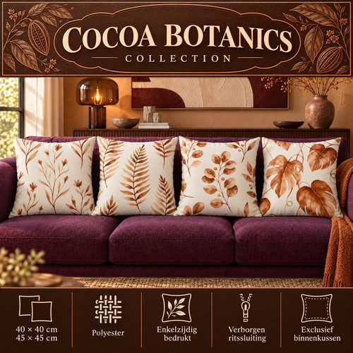 Cocoa Botanics Collection | Kussenhoezenwinkel