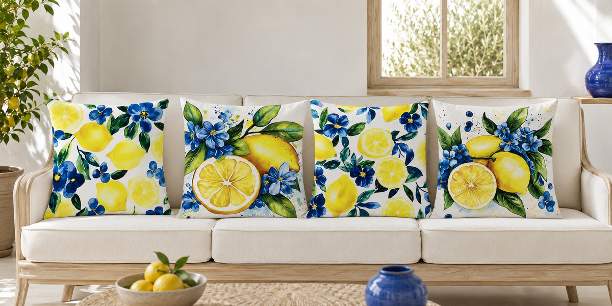 Lemon Blossom Collection | Kussenhoezenwinkel