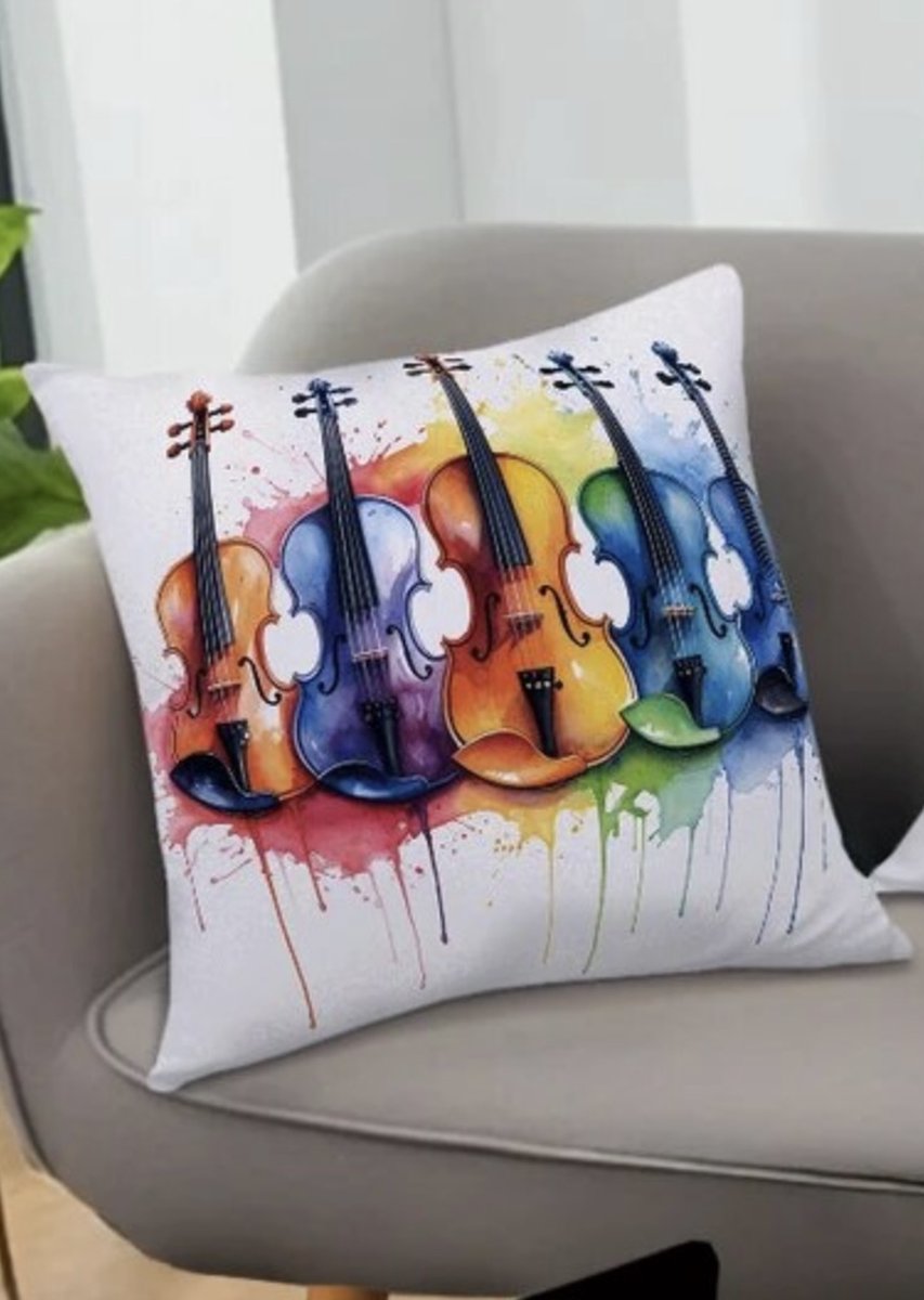 Kussenhoes regenboog violen 45x45 cm | Kussenhoezenwinkel