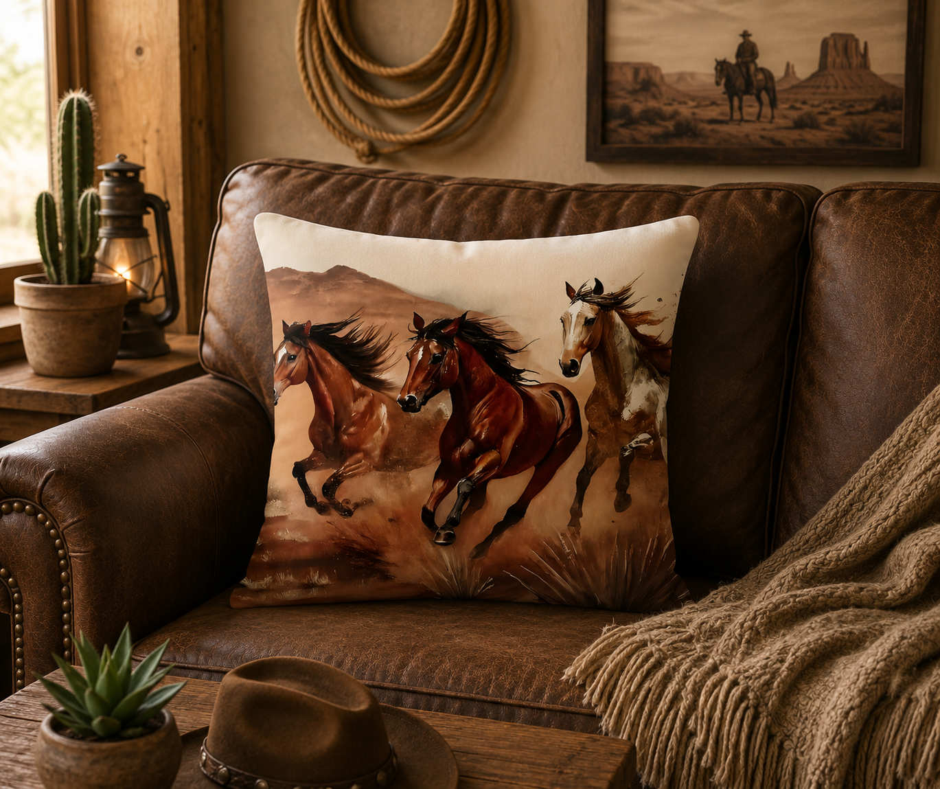 Wild West kussenhoes diverse afmetingen | Kussenhoezenwinkel