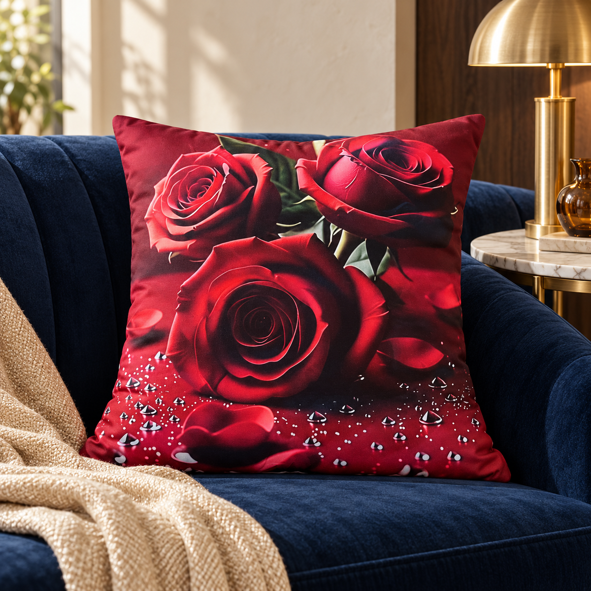 Red Rose Rain Collection | Kussenhoezenwinkel